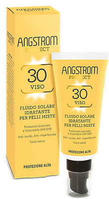 ANGSTROM PROTECT HYDRAXOL MATT FLUIDO SOLARE PROTEZIONE 30 PELLI MISTE 40 ML