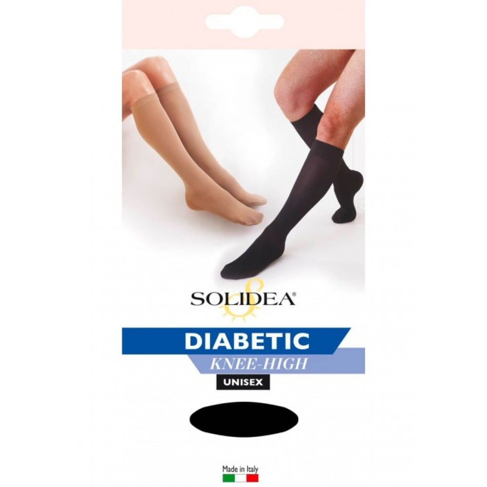 Diabetic Knee High Nero 2 M