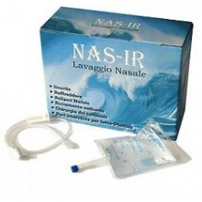 NASIR LAVAGGIO NASALE 5 SACCHE 250 ML DOPPIA VIA PUNTO AGO ISOTONICA + 5 DEFLUSSORI + 1 VENTOSA NASIR LAVAGGIO NASALE 5 SACCHE 250 ML DOPPIA VIA PUNTO AGO ISOTONICA + 5 DEFLUSSORI + 1 VENTOSA