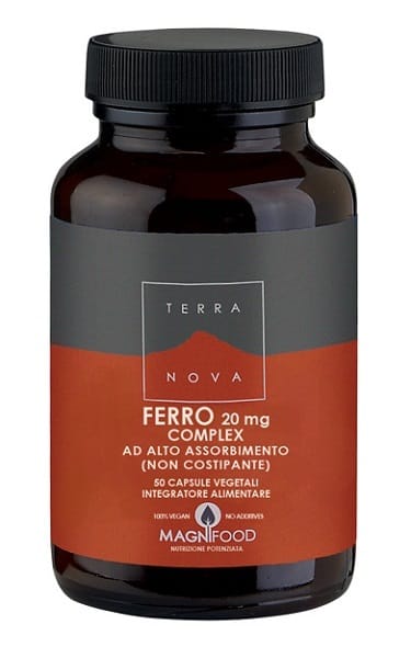 Complesso Di Ferro Ad Alto Assorbimento 20 Mg 50 Capsule