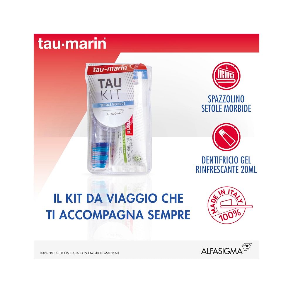 Tau Marin Tau Kit Spazzolino Morbido New