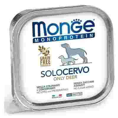MONGE MONOPROTEICO 100% CERVO 150 G