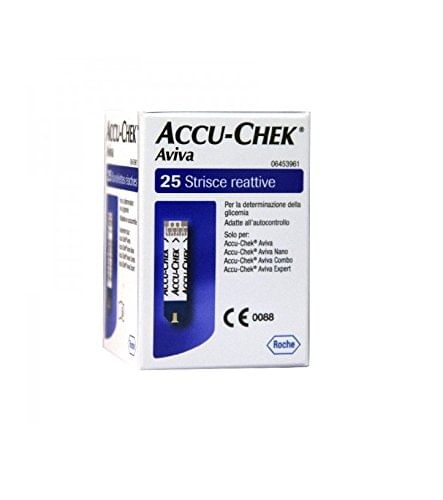 STRISCE MISURAZIONE GLICEMIA ACCU-CHEK ACTIVE 25 PEZZI