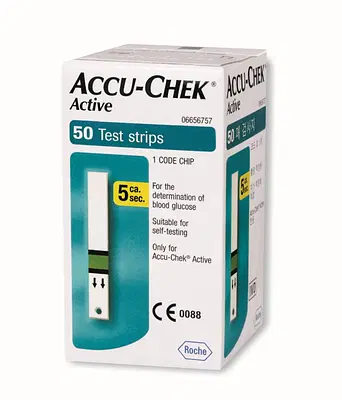 ACCU-CHEK ACTIVE STRIPS 50 PEZZI ACCU-CHEK ACTIVE STRIPS 50 PEZZI
