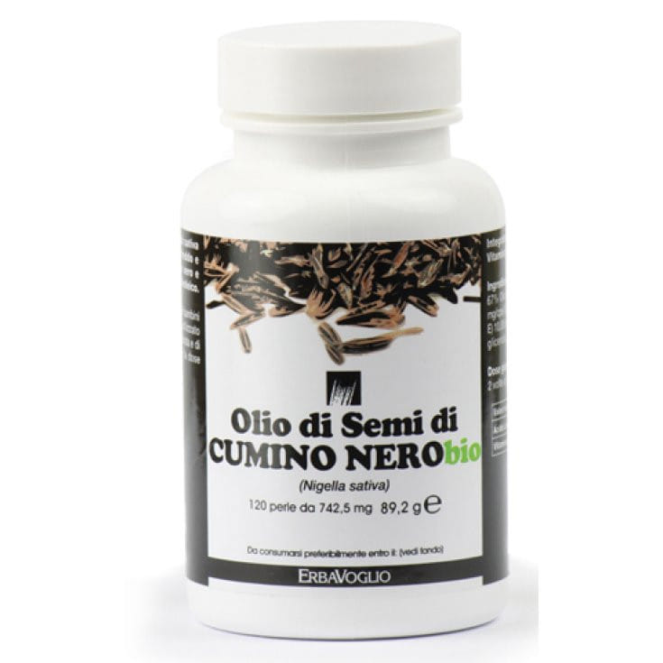 OLIO SEMI CUMINO NERO BIO - 120 PERLE