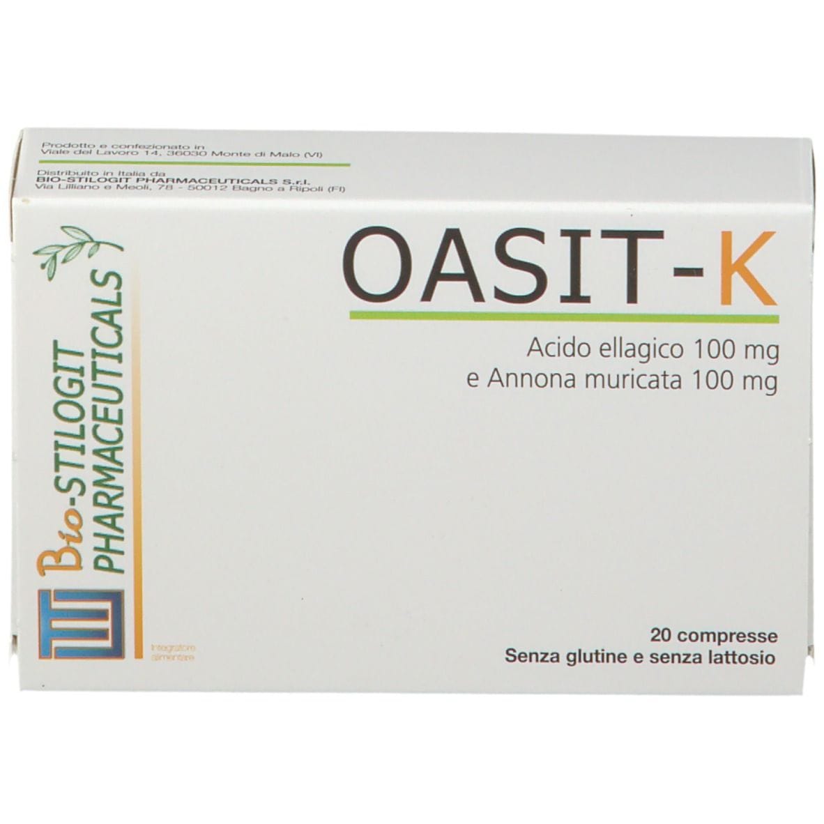 OASIT-K 20 COMPRESSE 750 MG