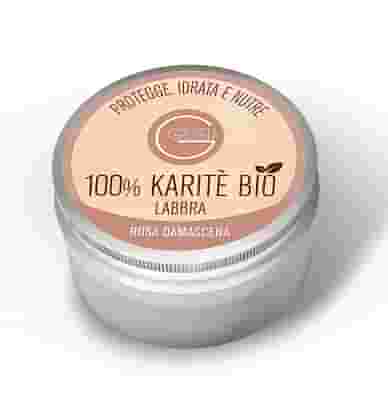 GESTI 100% KARITE' BIO 10 ML ROSA DAMASCENA LABBRA