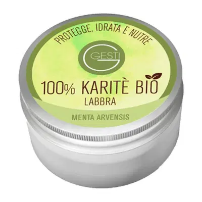 GESTI 100% KARITE' BIO 10 ML MENTA ARVENSIS LABBRA GESTI 100% KARITE' BIO 10 ML MENTA ARVENSIS LABBRA