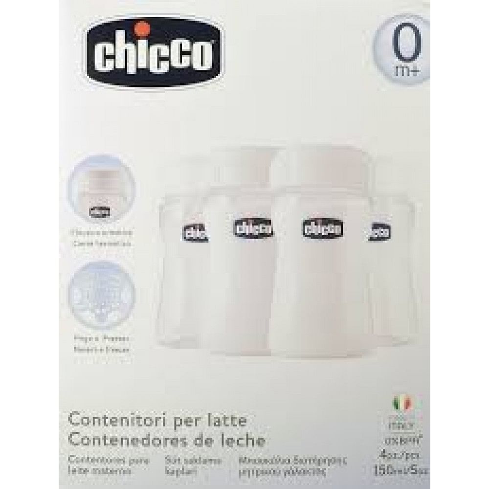 Chicco Contenitori Latte Silicone