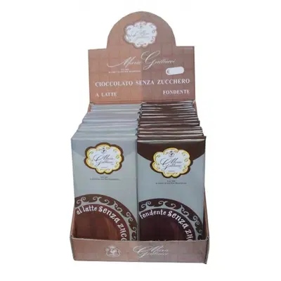 TAVOLETTA CIOCCOLATO FONDENE SENZA ZUCCHERO 100 G TAVOLETTA CIOCCOLATO FONDENE SENZA ZUCCHERO 100 G
