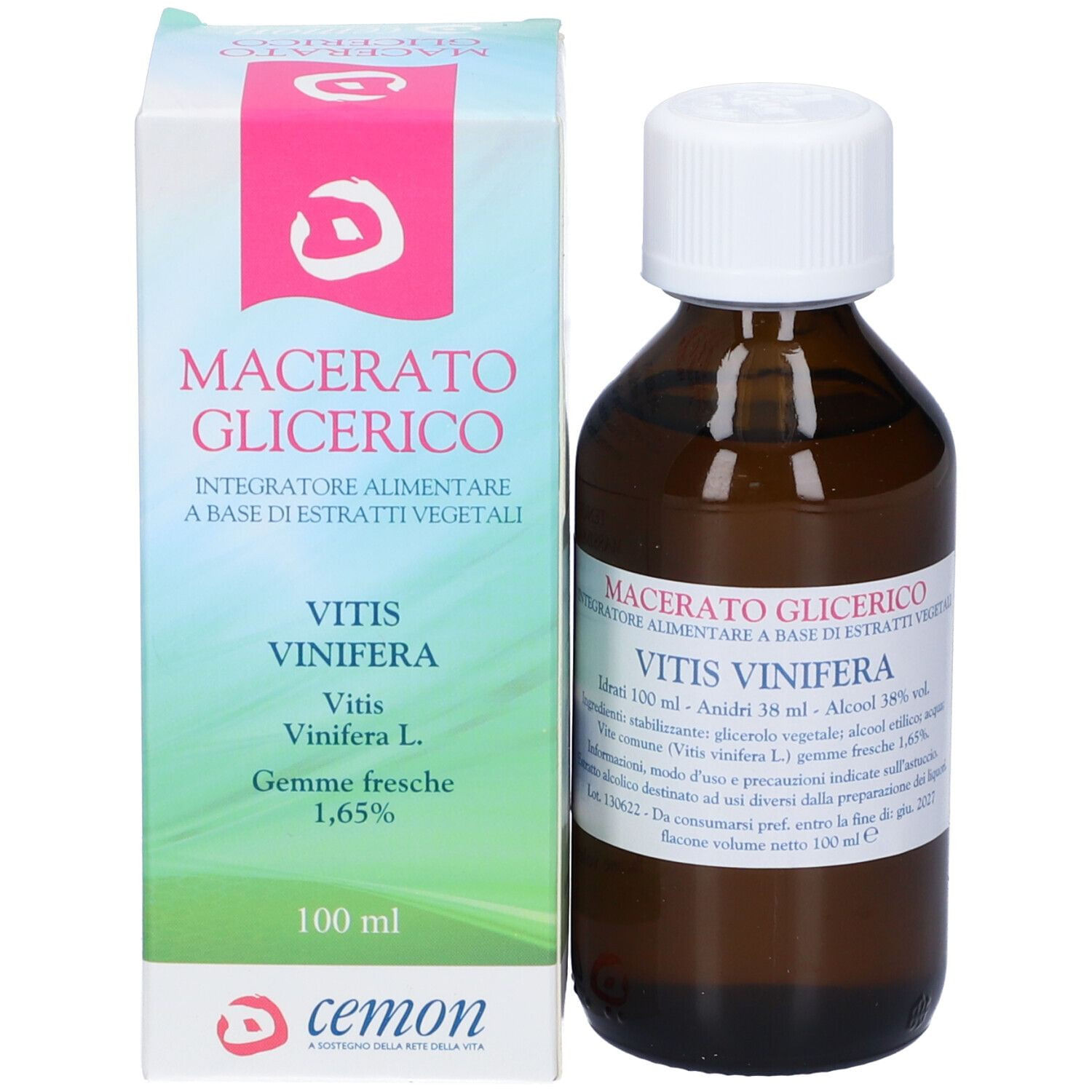 VITIS VINIFERA GEMME MACERATO GLICERICO 100 ML