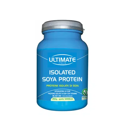 ULTIMATE ISOLATED SOYA PROTEIN GUSTO VANIGLIA 450 G ULTIMATE ISOLATED SOYA PROTEIN GUSTO VANIGLIA 450 G