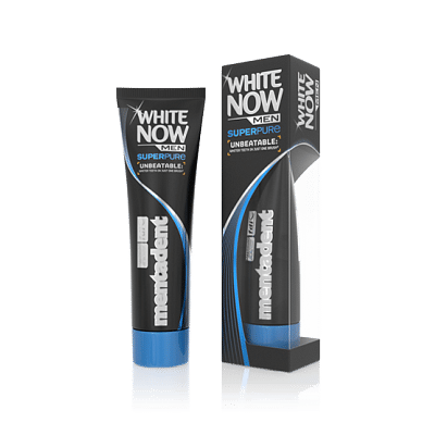 MENTADENT WHITE MEN SUPER PURE DENTIFRICIO 75 ML