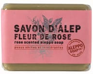 SAPONE DI ALEPPO ROSA SAVON D'ALEP FLEUR DE ROSE ALEPPO SOAP 100 G