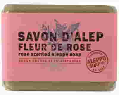 SAPONE DI ALEPPO ROSA SAVON D'ALEP FLEUR DE ROSE ALEPPO SOAP 100 G