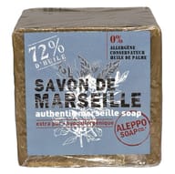 SAPONE DI MARSIGLIA CUBO CUBE DE SAVON DE MARSEILLE ALEPPO SOAP 300 G