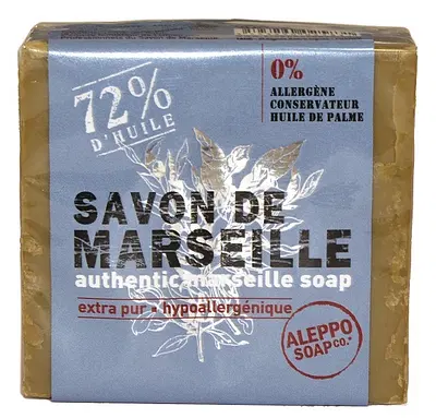 SAPONETTA DI MARSIGLIA SAVONNETTE DE MARSEILLE ALEPPO SOAP 100 G SAPONETTA DI MARSIGLIA SAVONNETTE DE MARSEILLE ALEPPO SOAP 100 G