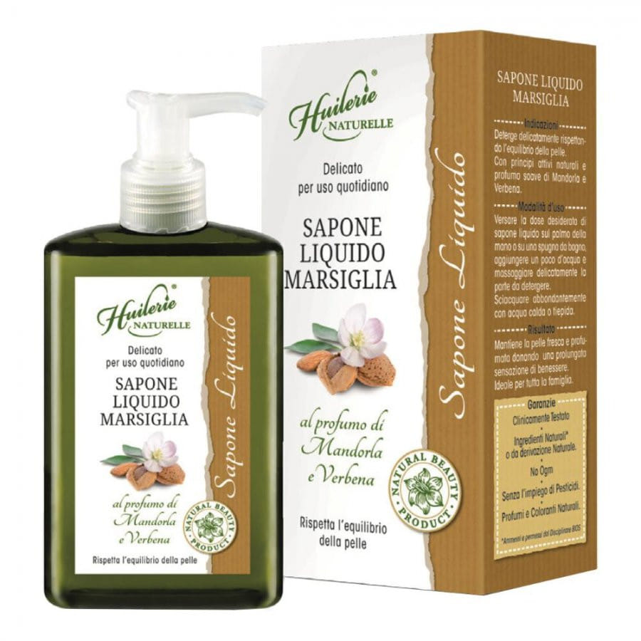 SAPONE LIQUIDO MARSIGLIA MANDORLA E VERBENA