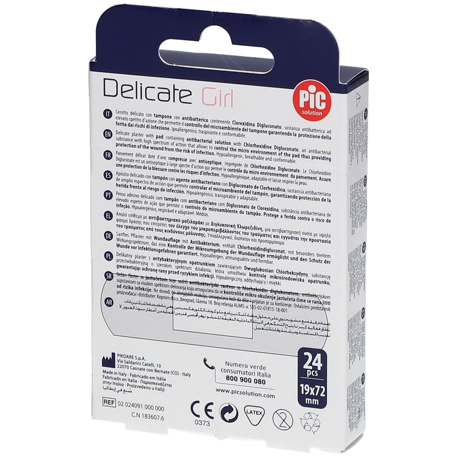 CEROTTI PIC GIRLS 19 X 72 MM 24 PEZZI