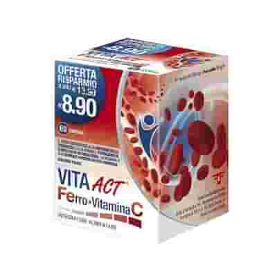 VITA ACT FERRO+VITAMINA C 60 CAPSULE