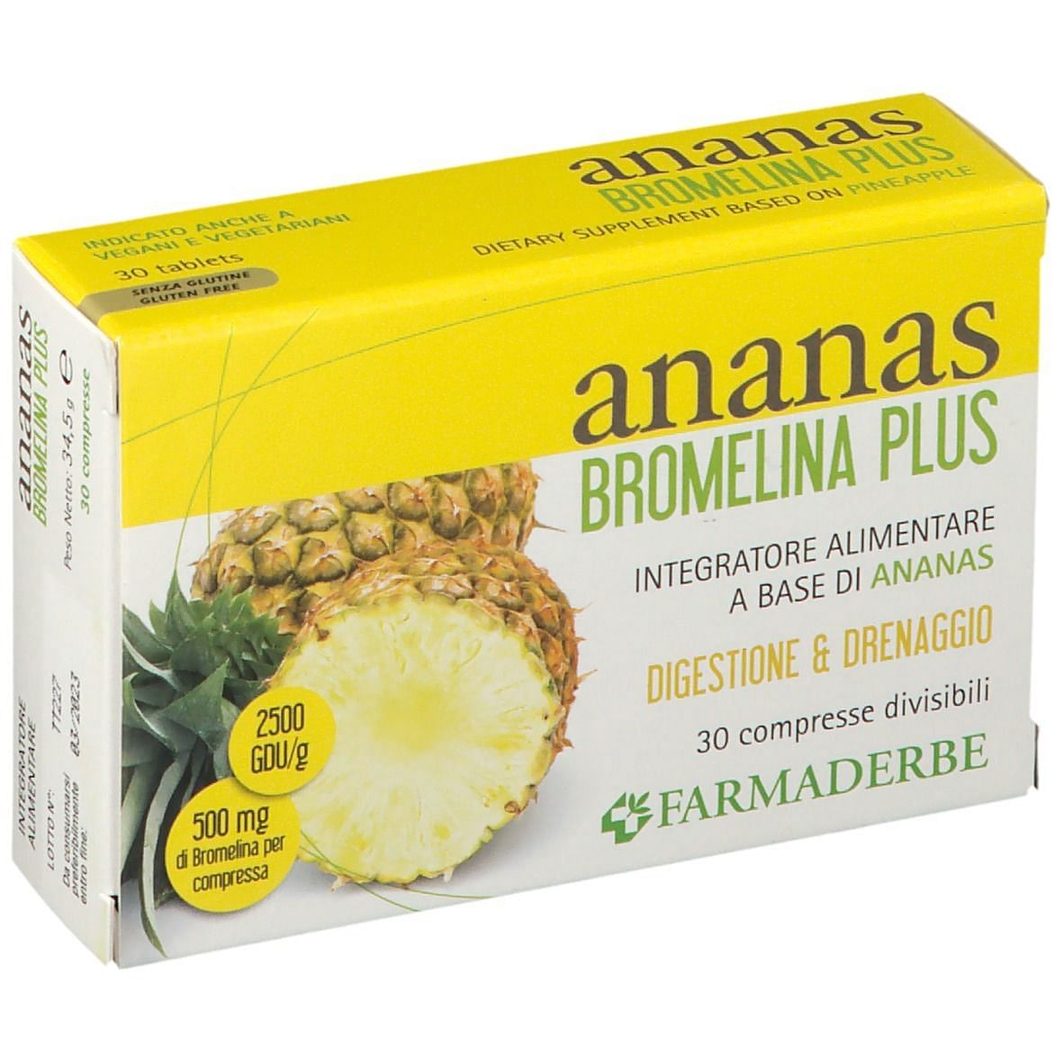 Ananas Bromelina Plus 30 Compresse