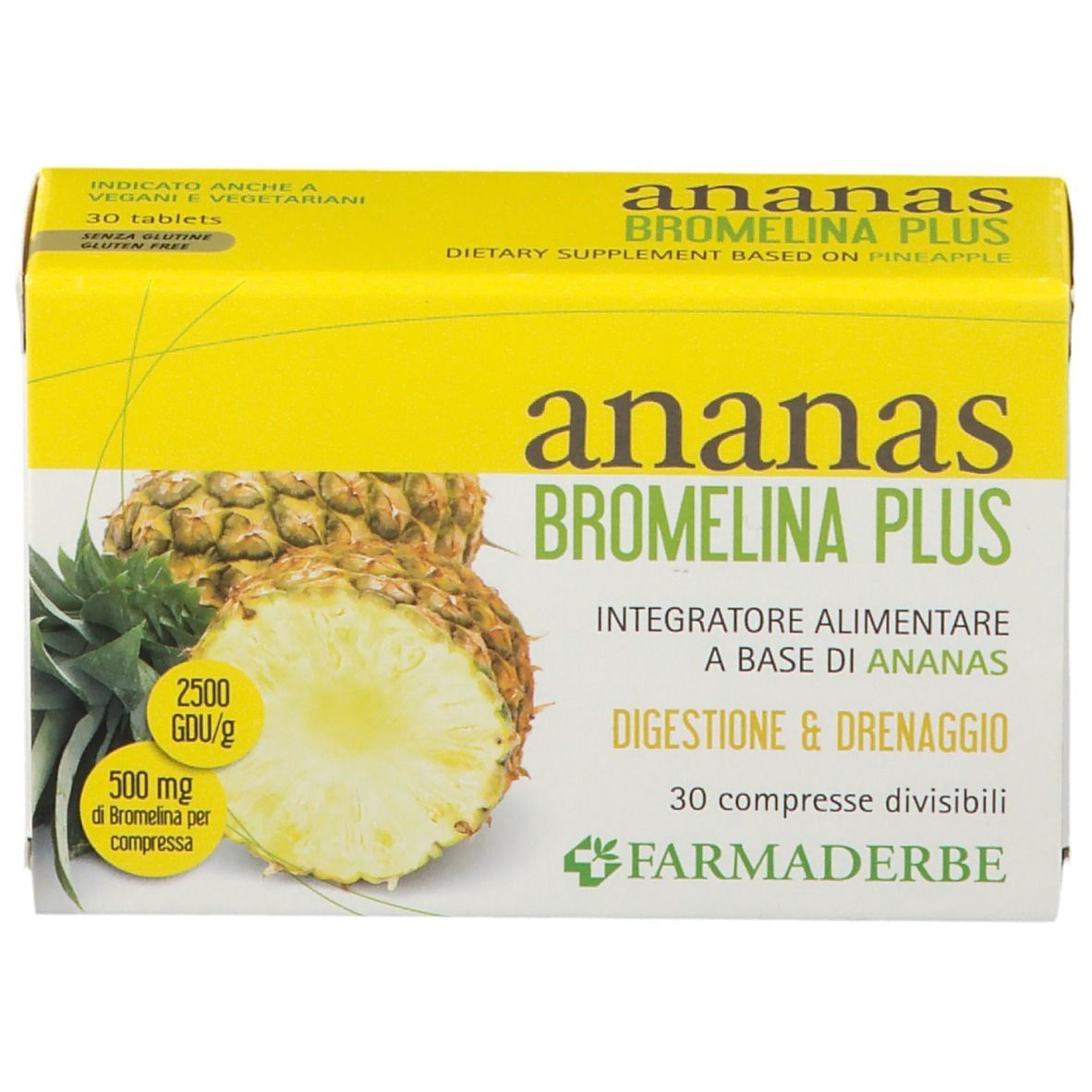ANANAS BROMELINA PLUS 30 COMPRESSE