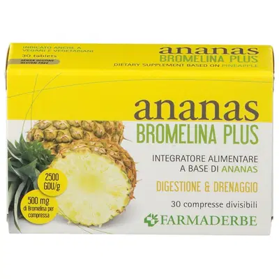 ANANAS BROMELINA PLUS 30 COMPRESSE ANANAS BROMELINA PLUS 30 COMPRESSE