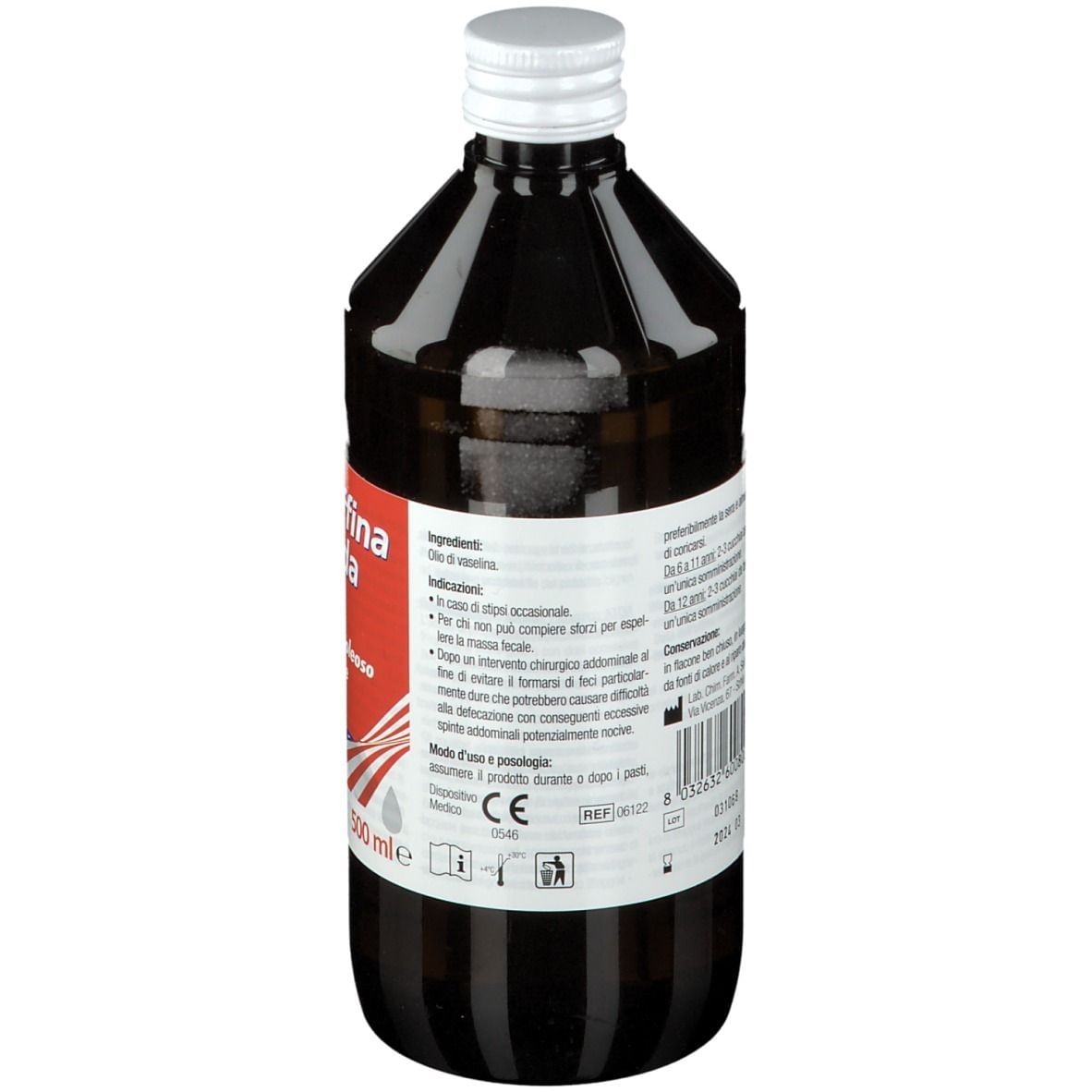 PARAFFINA LIQUIDA MD LASSATIVO 500 ML SELLA