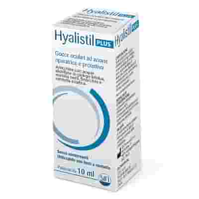 GOCCE OCULARI HYALISTIL PLUS ACIDO IALURONICO 0,4% ACQUA DISTILLATA DI GINKGO BILOBA + MIRTILLO NERO + FINOCCHIO + CENTELLA ASIATICA 10 ML