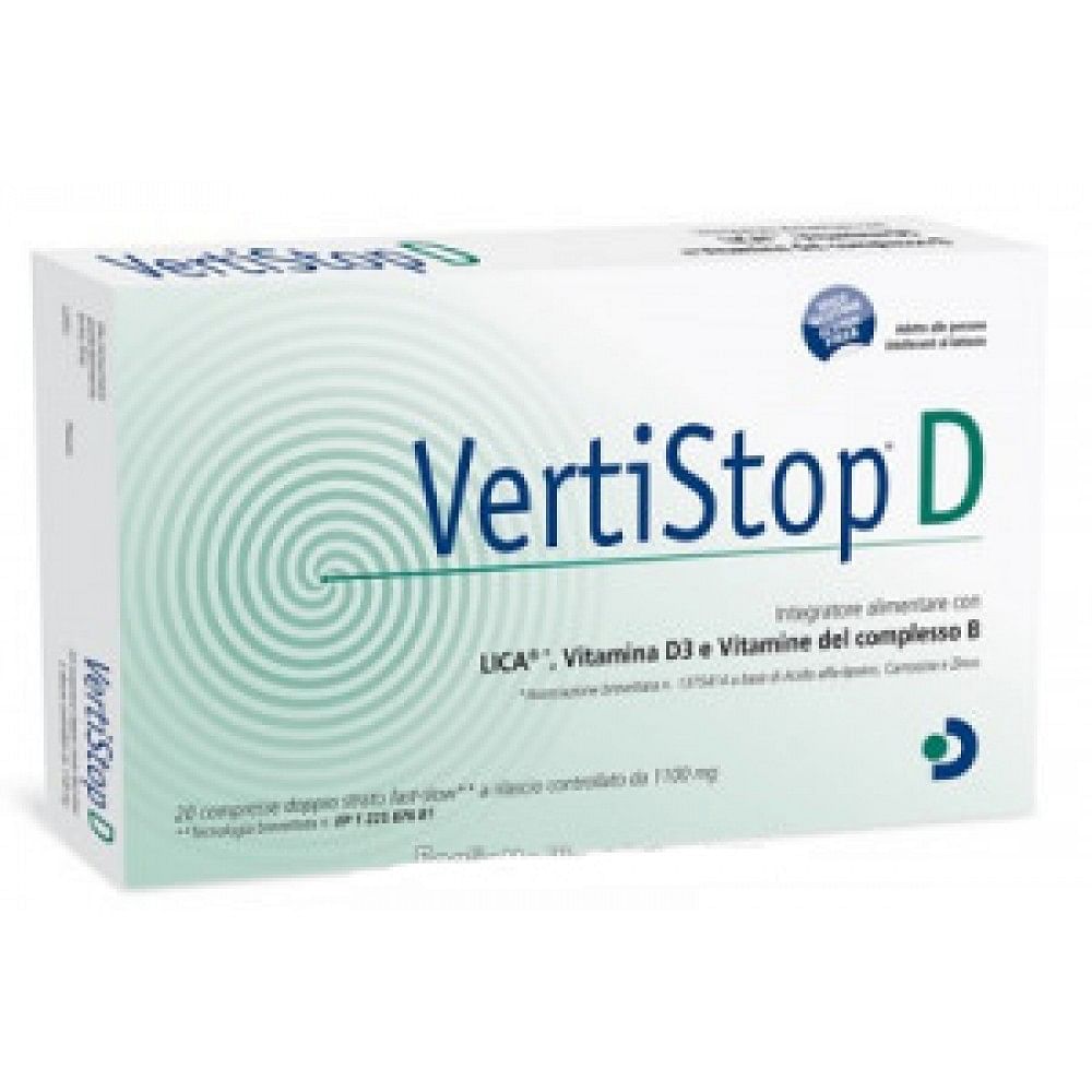 Vertistop D 20 Compresse Da 1100 Mg