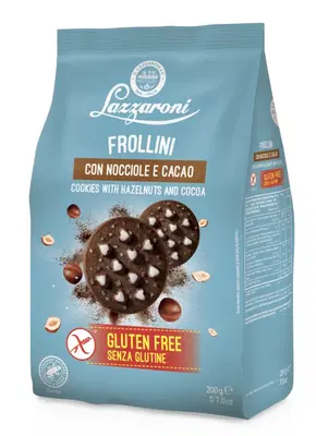 FROLLINI CACAO E NOCCIOLE 200 G FROLLINI CACAO E NOCCIOLE 200 G