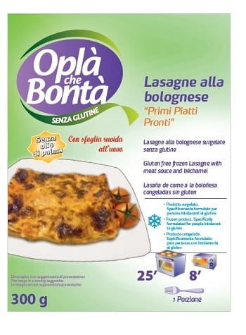 OPLA' CHE BONTA' LASAGNE ALLA BOLOGNESE SURGELATE 300 G