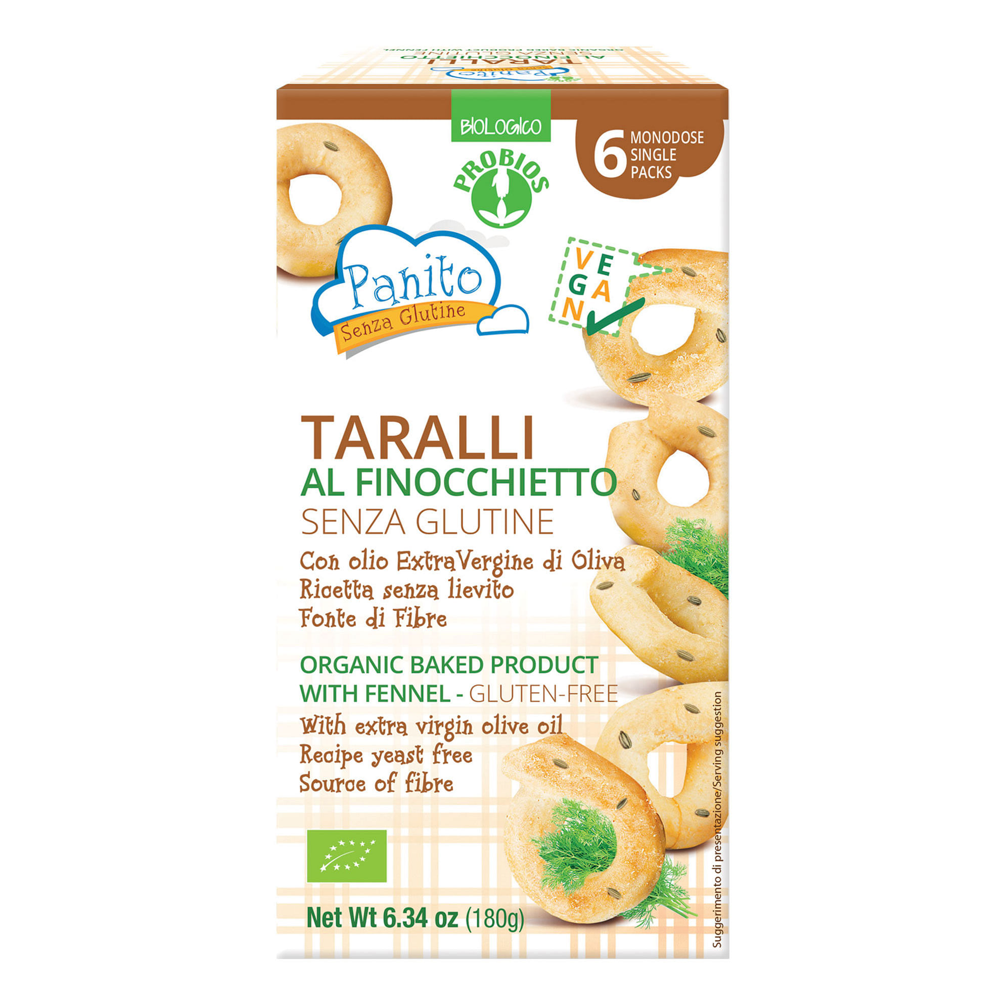 Panito Taralli Al Finocchietto 180 G