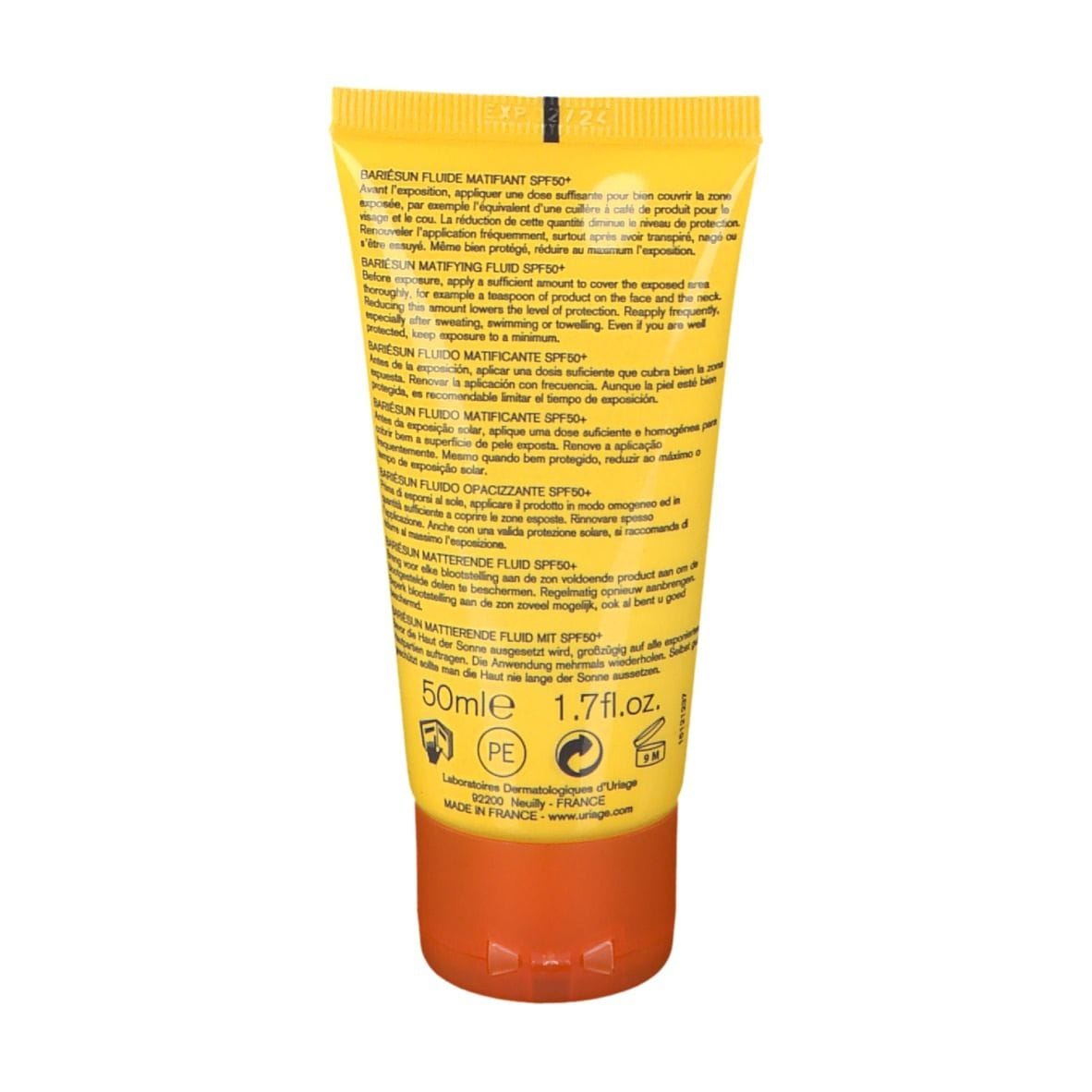 URIAGE EAU THERMALE BARIESUN SPF50+ MAT FLUIDO 50 ML