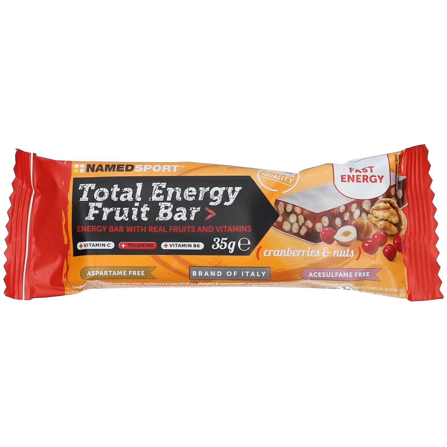 Total Energy Fruit Bar Cranberry & Nuts 35 G