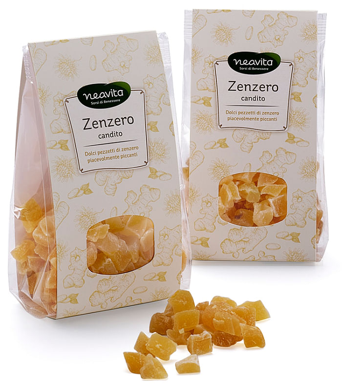 Zenzero Candito Biologico In Stick 100 G