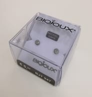 BJT947 ORECCHINI SWAROVSKI BLACK STAINLESS STEEL