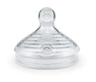 NUK TETTARELLA NATURAL SENSE IN SILICONE 0-6 MESI MISURA MEDIA 2 PEZZI