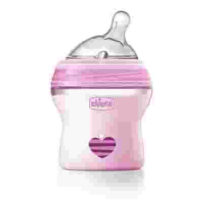 CHICCO BIBERON NATFEEL 0M+ 150 ML GIRL
