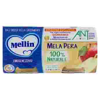 MELLIN OMOGENEIZZATO MELA/PERA 2 X 100 G