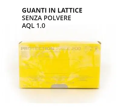GUANTI LATTICE SENZA POLVERE LARGE 100 PEZZI GAMMADIS GUANTI LATTICE SENZA POLVERE LARGE 100 PEZZI GAMMADIS