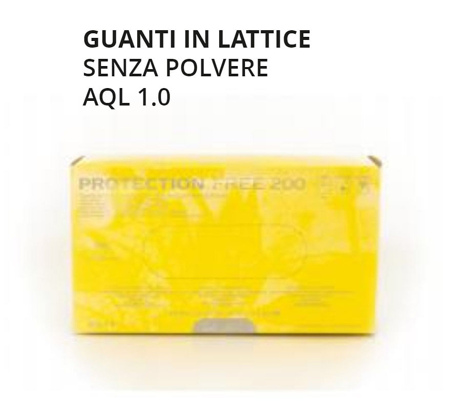 Guanti Lattice Senza Polvere Large 100 Pezzi