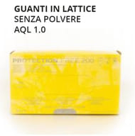 GUANTI LATTICE SENZA POLVERE MEDIUM 100 PEZZI GAMMADIS