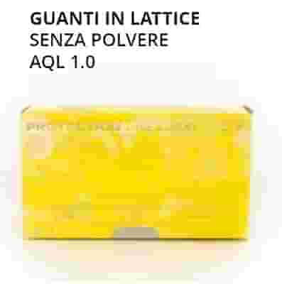 GUANTI LATTICE SENZA POLVERE MEDIUM 100 PEZZI