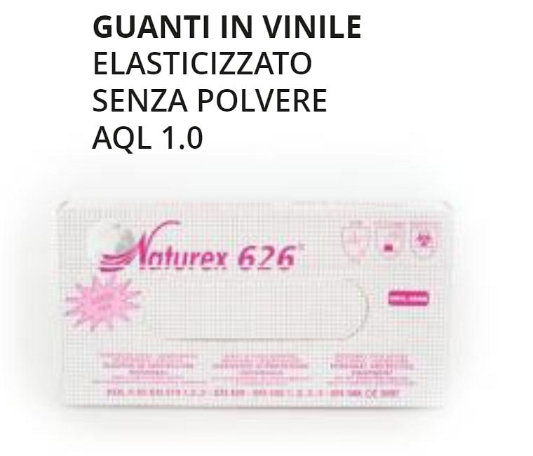 Guanti Vinile Senza Polvere Medium 100 Pezzi