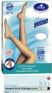 SAUBER AUTOREGGENTE OPEN TOE MAGLIA MICRORETE 140 DEN COLORE NEUTRO BEIGE TAGLIA 2 LINEA CLASSICA