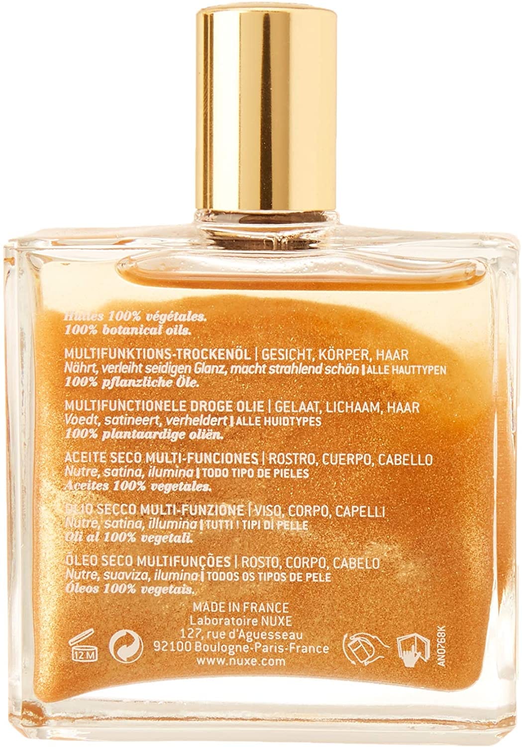 NUXE HUILE PRODIGIEUSE OLIO SECCO ORO 50 ML