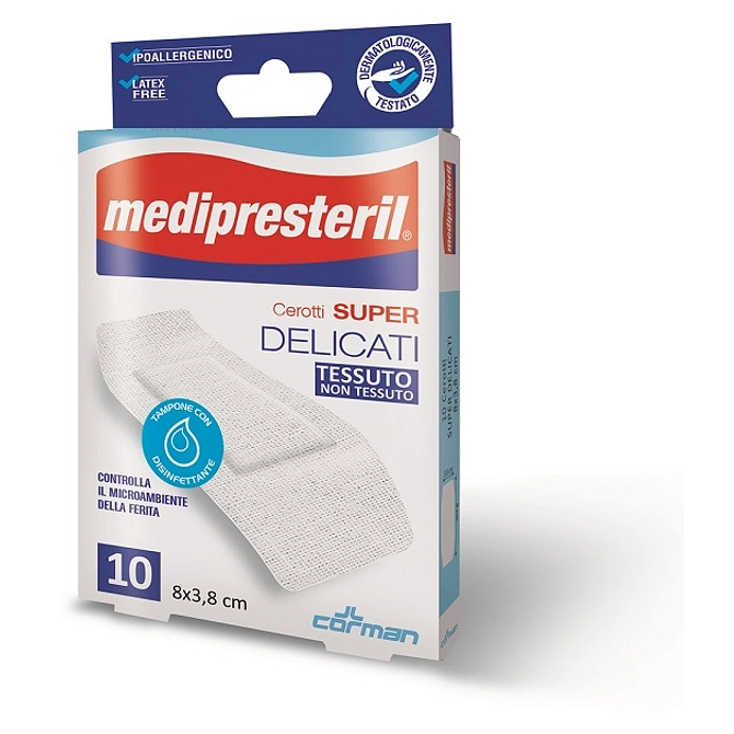 Medipresteril Cerotti Delicati Super 8 X 3,8 10 Pezzi