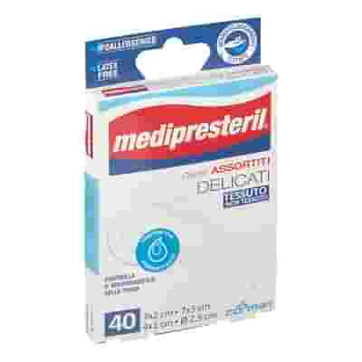 MEDIPRESTERIL CEROTTI DELICATI ASSORTITI 4 FORMATI 40 PEZZI