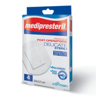 MEDICAZIONE POST OPERATORIA MEDIPRESTERIL DELICATA TNT 10X12CM 5 PEZZI